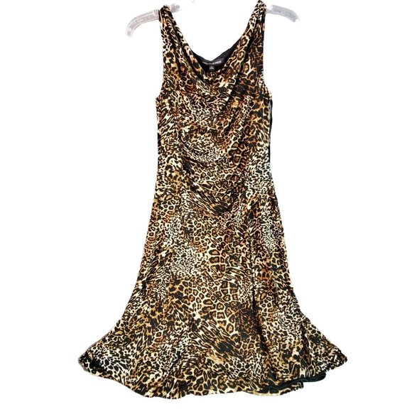 Jones Wear Dresses & Skirts - Jones Wear Dress Womens size 8 Leopard Print Special Occasions Day to Dinner